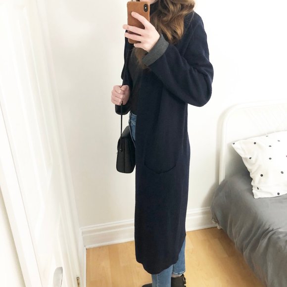 Aritzia Babaton Lance Extra Long Cardigan Sweater - Picture 6 of 11